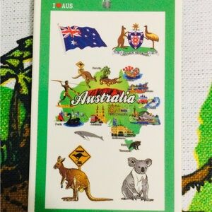 Australia 100% Cotton Souvenir Tea Towel. Brand New